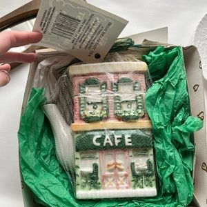 Vintage Twinings - European Cafe Hand-painted Teapot